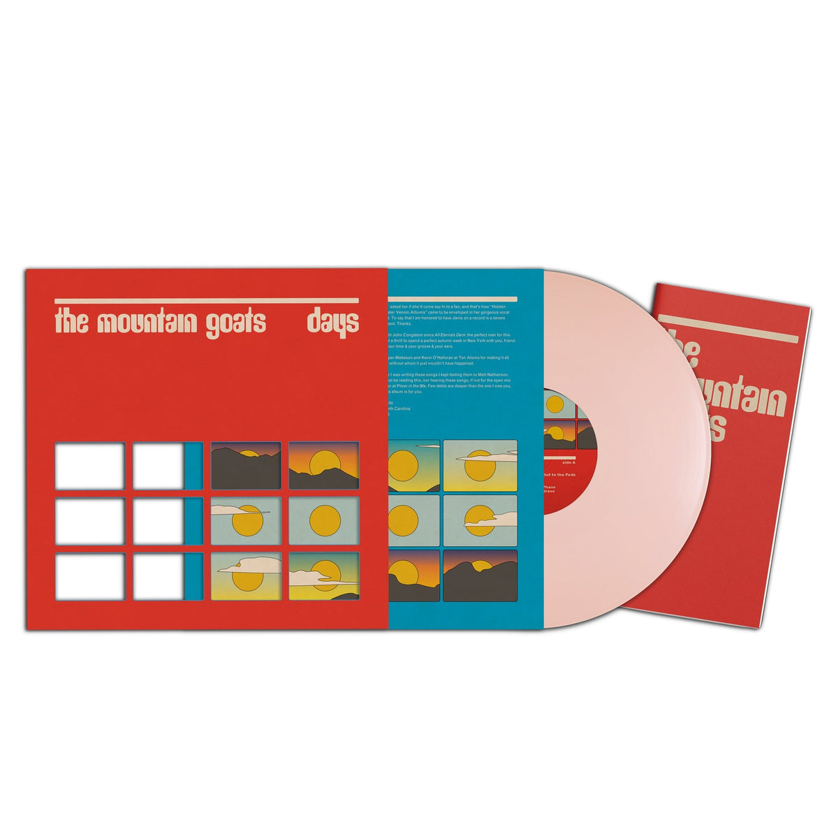 The Mountain Goats - Days (Deluxe Packaging Indie Exclusive) [Rose-Tipped Fingers Pink] - Vinyl