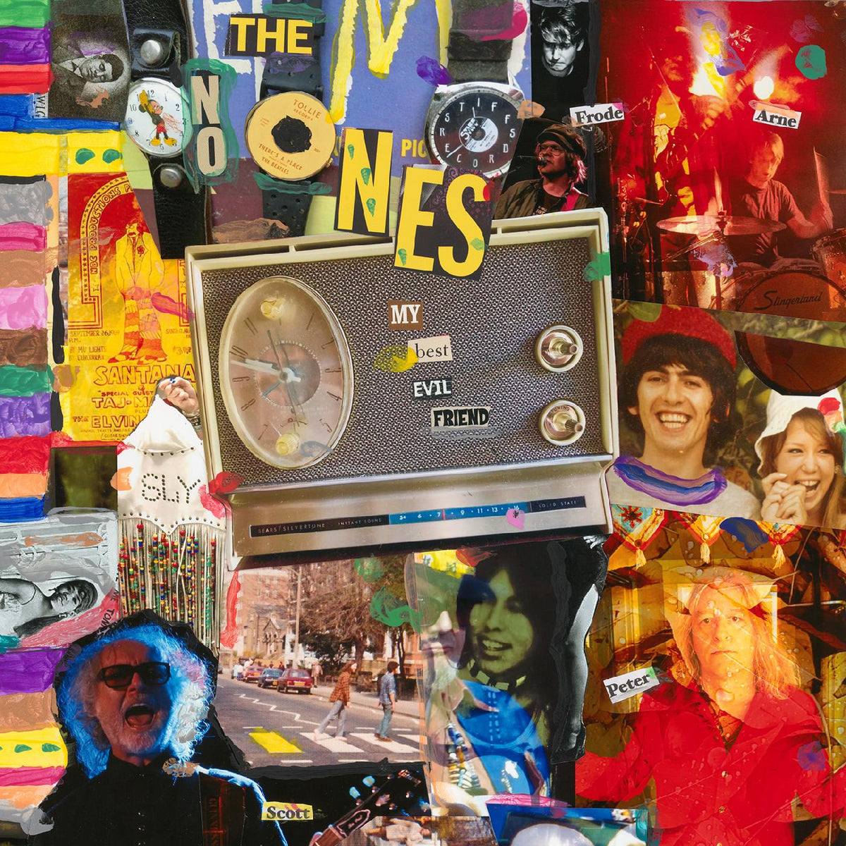 The No Ones - My Best Evil Friend (ORANGE/VIOLET VINYL) - Vinyl