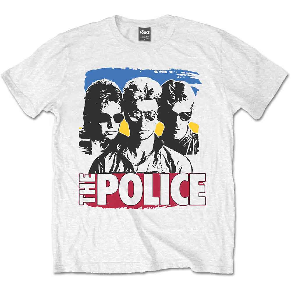 The Police - Band Photo Sunglasses - T-Shirt White