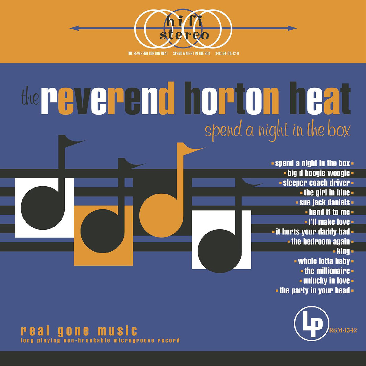 The Reverend Horton Heat - Spend a Night in the Box (GOLD VINYL) - Vinyl