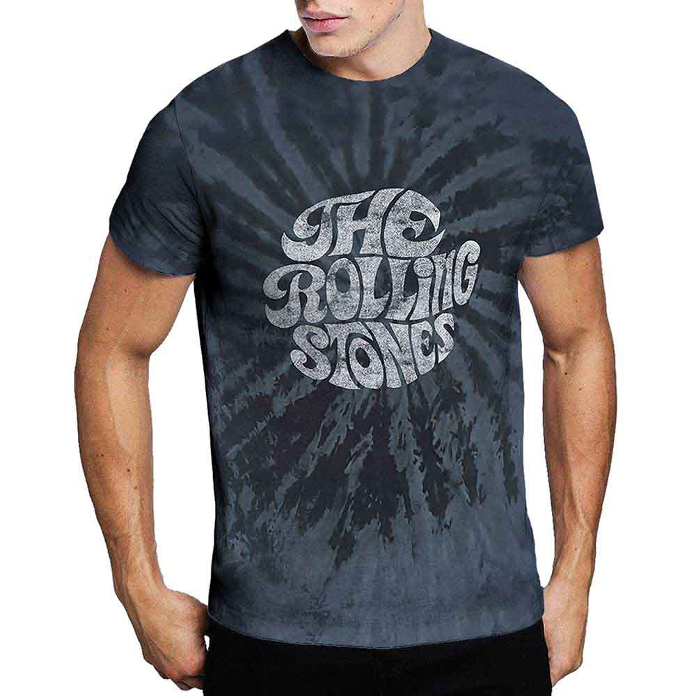 The Rolling Stones - 70's Logo - T-Shirt Black