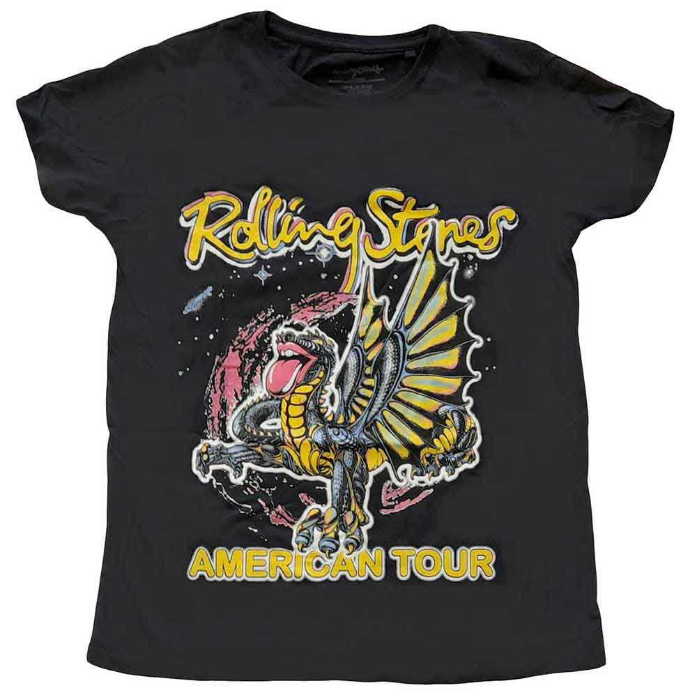 The Rolling Stones - American Tour Dragon - T-Shirt Black