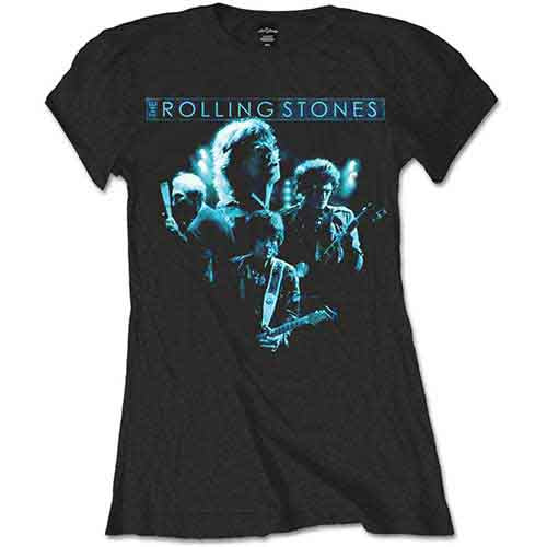 The Rolling Stones - Band Glow - T-Shirt Black