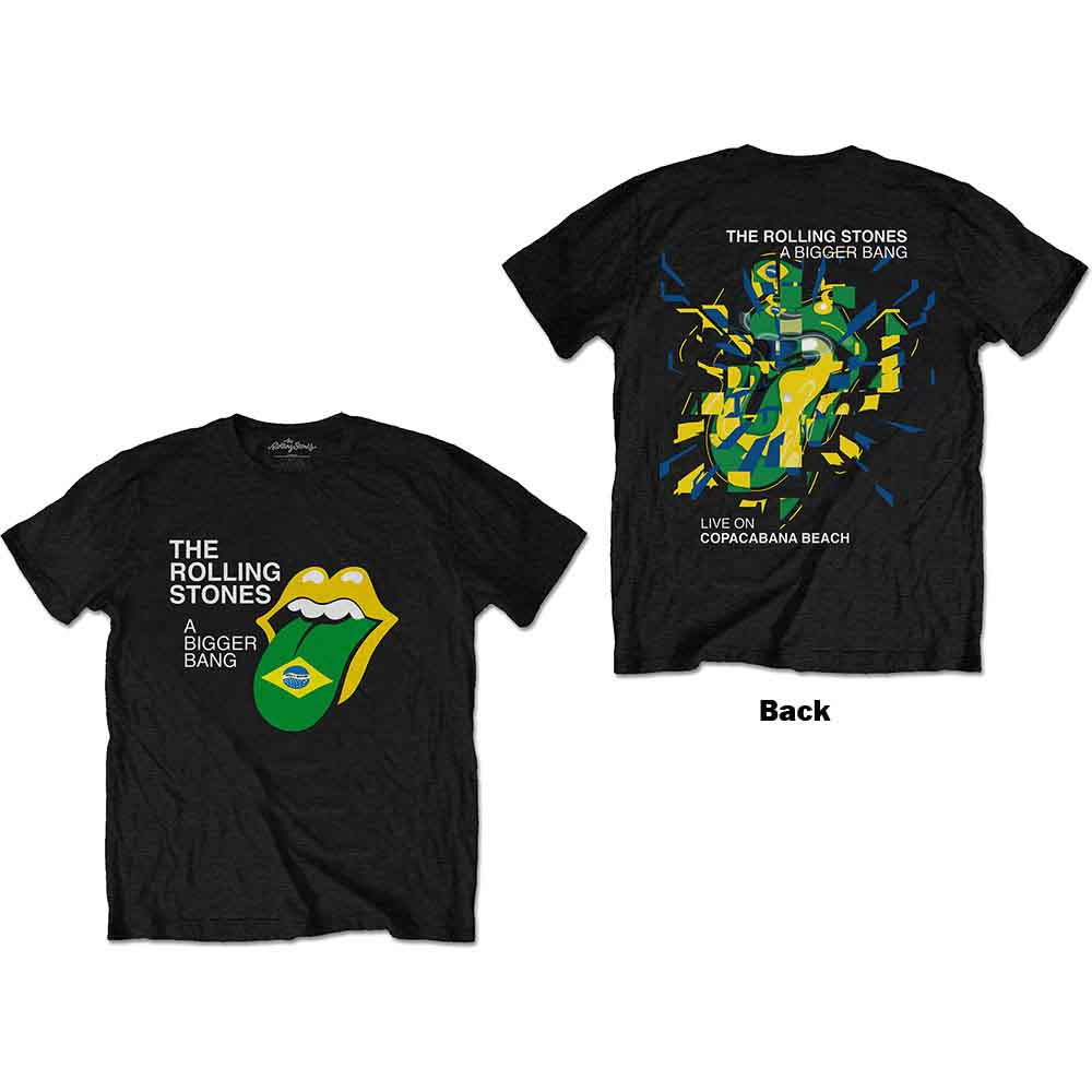 The Rolling Stones - Bigger Bang - Brazil '80 - T-Shirt Black