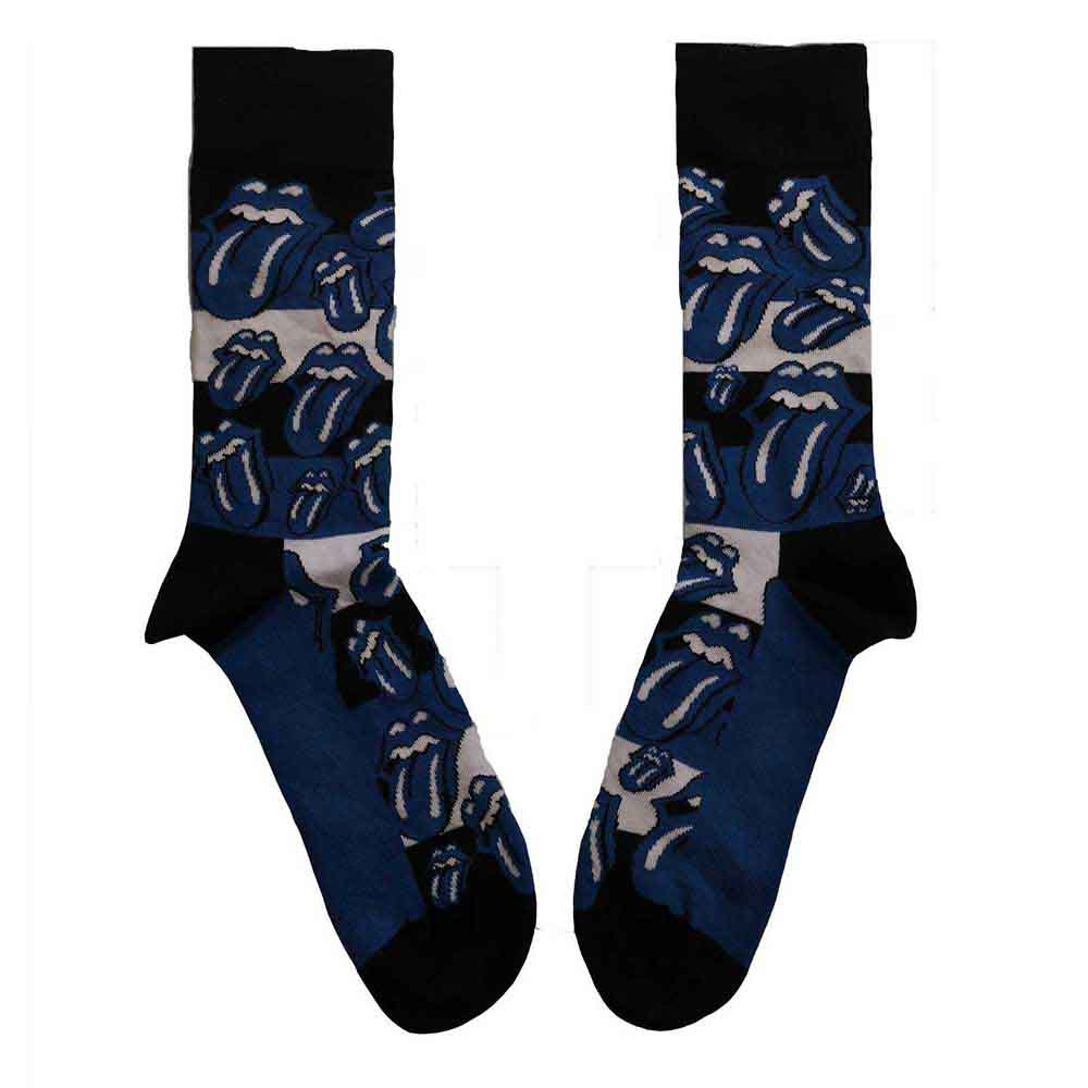 The Rolling Stones - Blue Tongues - Socks Blue