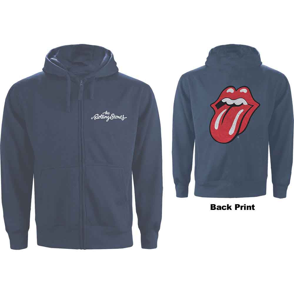 The Rolling Stones - Classic Tongue - Sweatshirt Blue