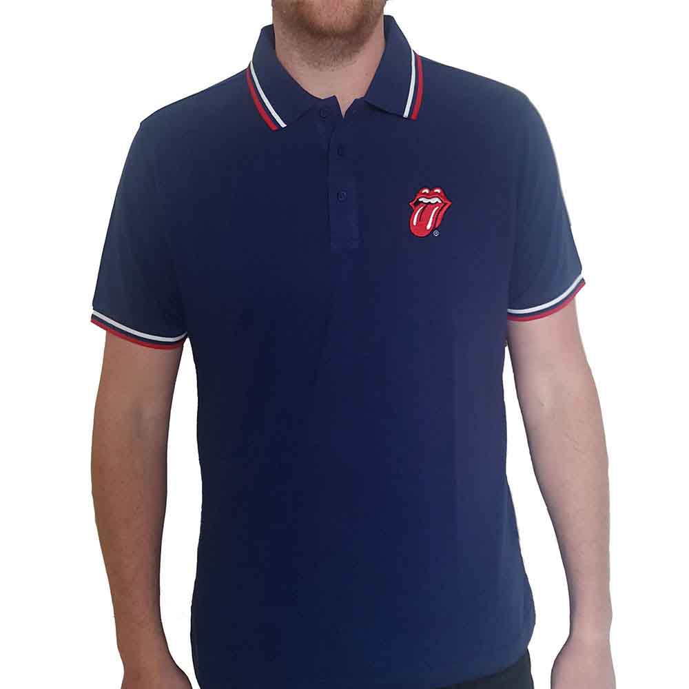 The Rolling Stones - Classic Tongue - T-Shirt Blue