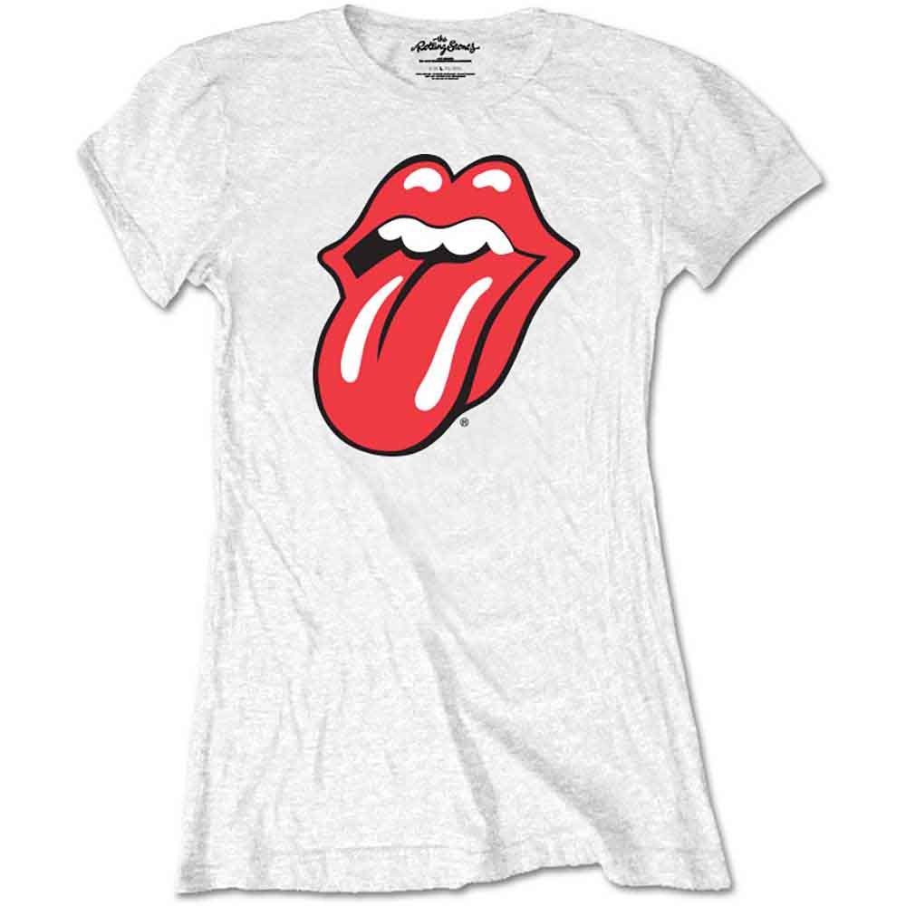 The Rolling Stones - Classic Tongue - T-Shirt White