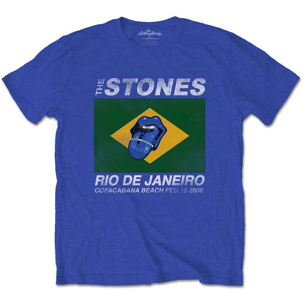The Rolling Stones - Copacabana Blue - T-Shirt Blue