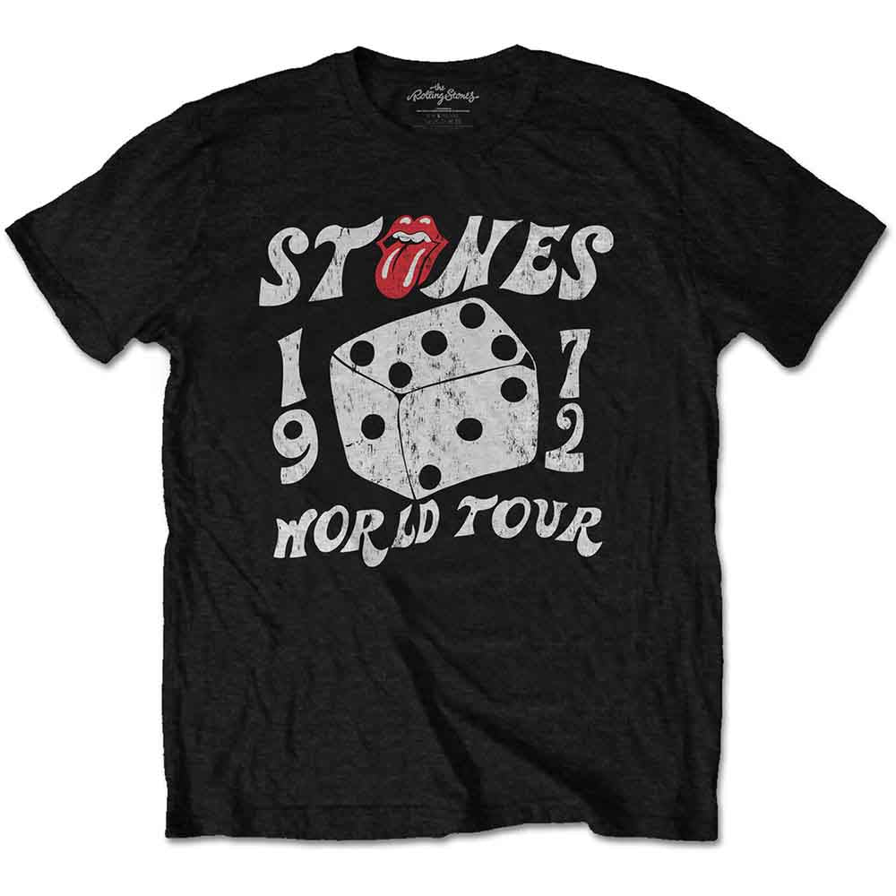 The Rolling Stones - Dice Tour '72 - T-Shirt Black