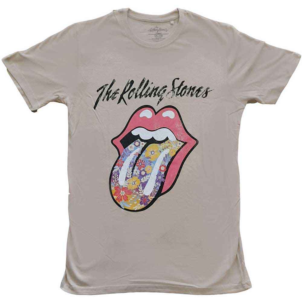 The Rolling Stones - Flowers Tongue - T-Shirt Neutral