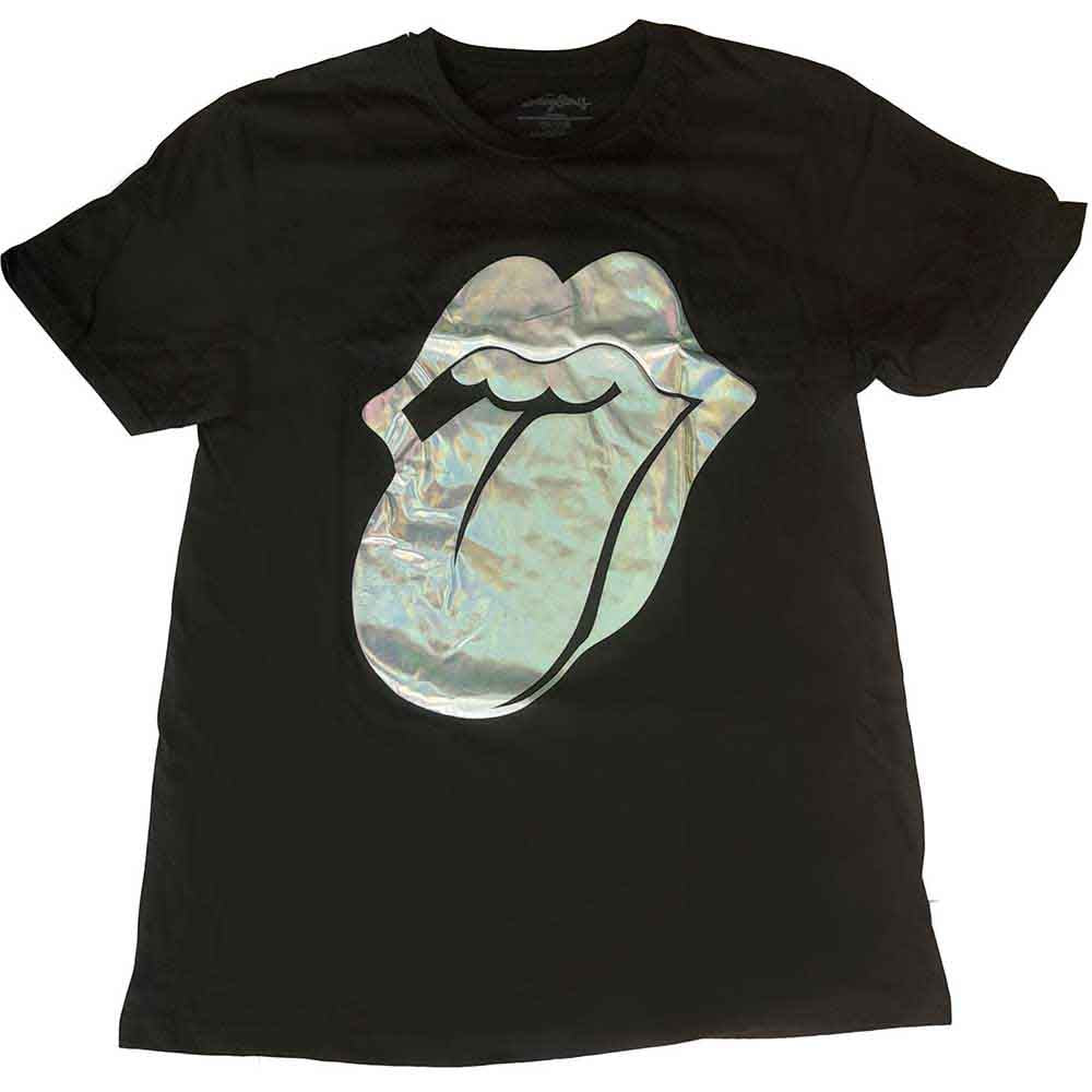 The Rolling Stones - Foil Tongue - T-Shirt Black