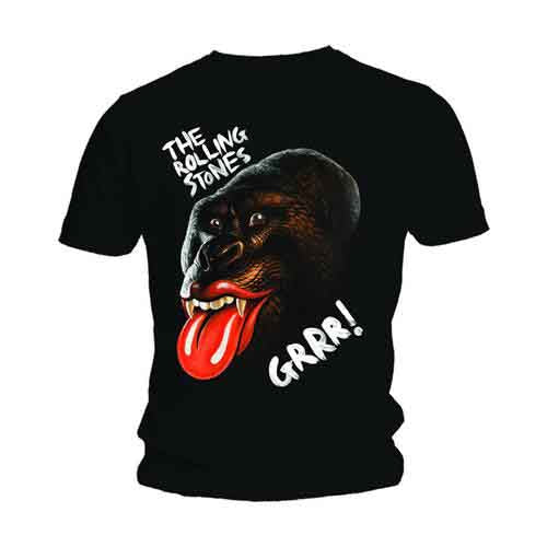 The Rolling Stones - Grrr Black Gorilla - T-Shirt Black