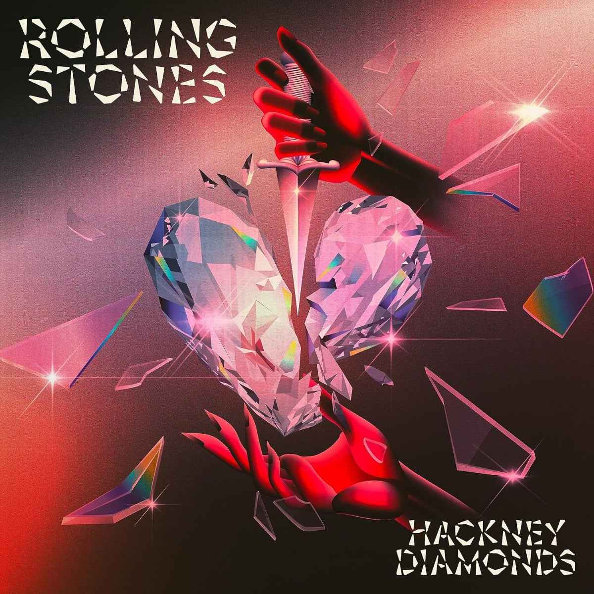 The Rolling Stones - Hackney Diamonds (1 Year Anniversary) (Limited Edition, Clear W/ Blue Splatter Colored Vinyl, 180 Gram Vinyl, Booklet) (2 Lp's) - Vinyl