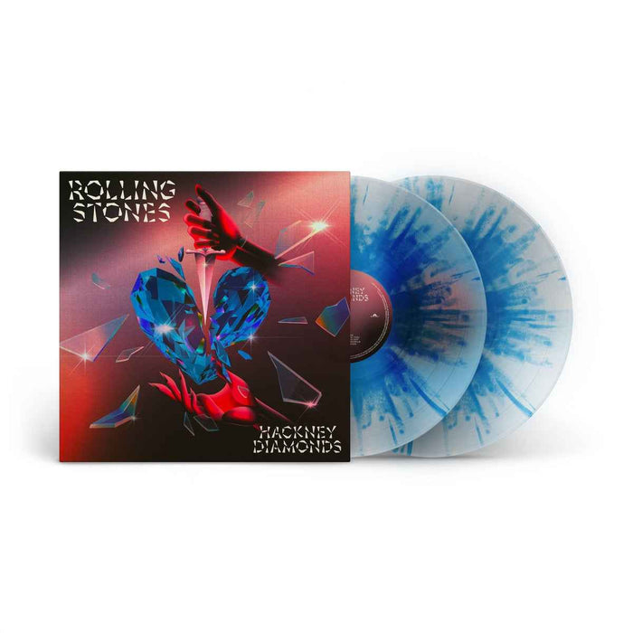 The Rolling Stones - Hackney Diamonds (1 Year Anniversary) (Limited Edition, Clear W/ Blue Splatter Colored Vinyl, 180 Gram Vinyl, Booklet) (2 Lp's) - Vinyl