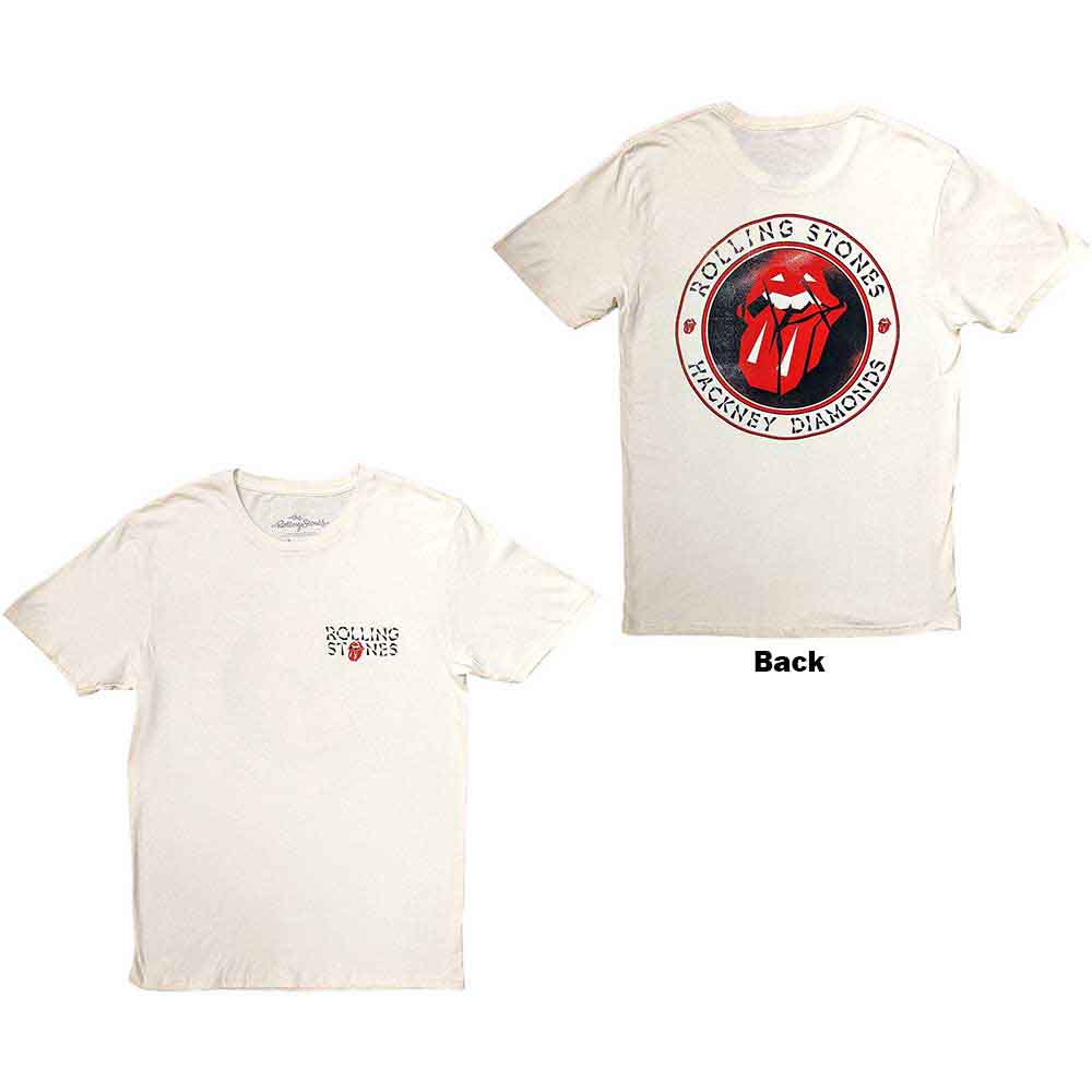 The Rolling Stones - Hackney Diamonds Circle Label - T-Shirt Neutral