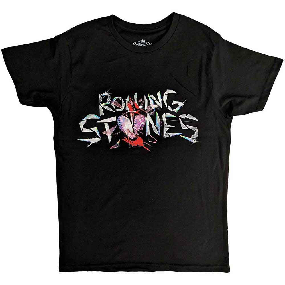 The Rolling Stones - Hackney Diamonds Glass Logo - T-Shirt Black