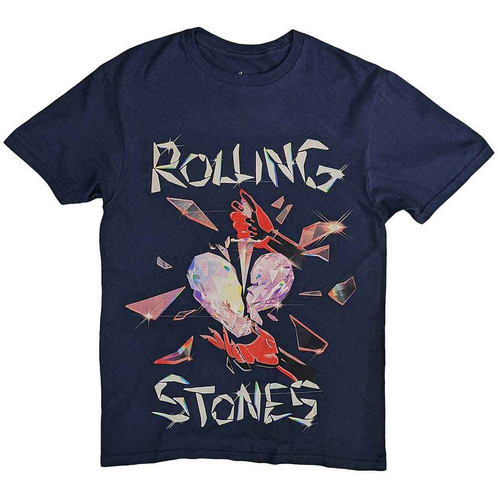 The Rolling Stones - Hackney Diamonds Heart - T-Shirt Blue