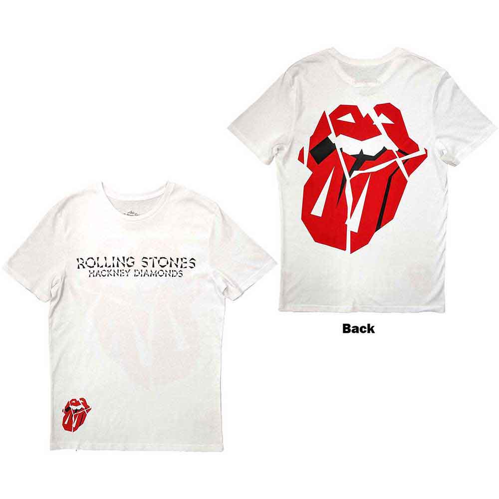 The Rolling Stones - Hackney Diamonds Lick - T-Shirt White