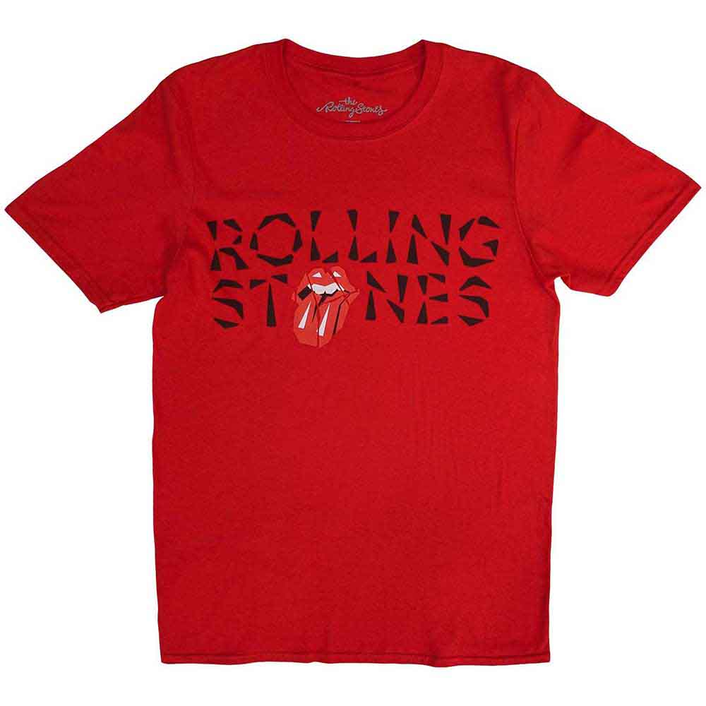 The Rolling Stones - Hackney Diamonds Shard Logo - T-Shirt Red