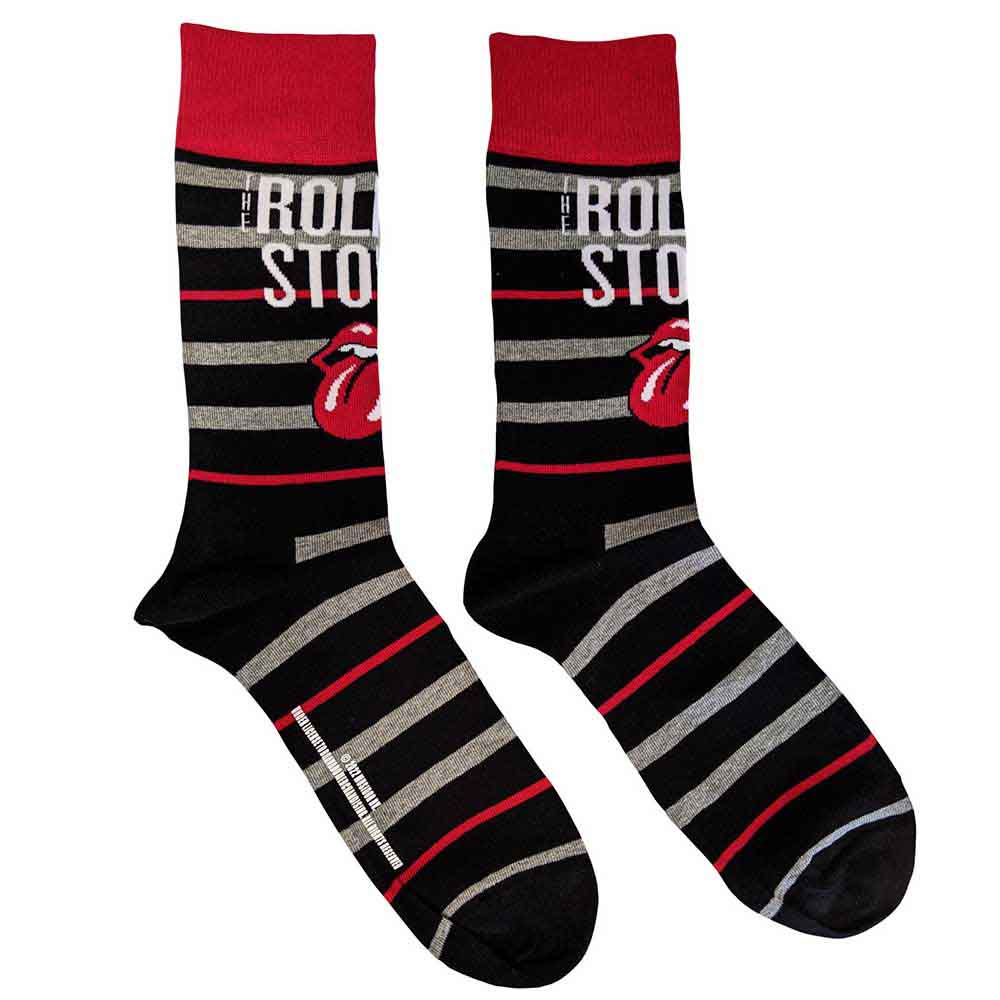 The Rolling Stones - Logo & Tongue - Socks Black
