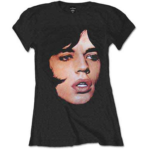 The Rolling Stones - Mick Portrait - T-Shirt Black