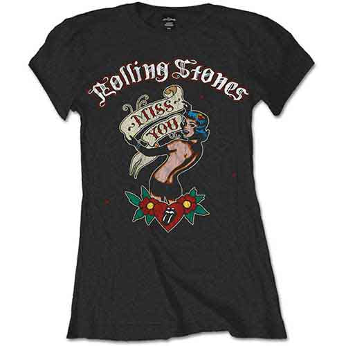 The Rolling Stones - Miss You - T-Shirt Black