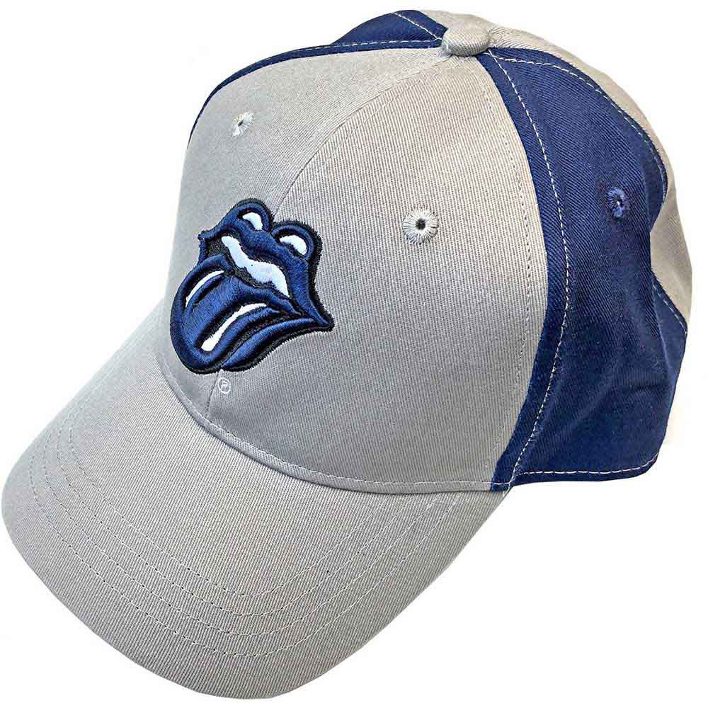 The Rolling Stones - Navy Tongue - Hat Blue, Grey