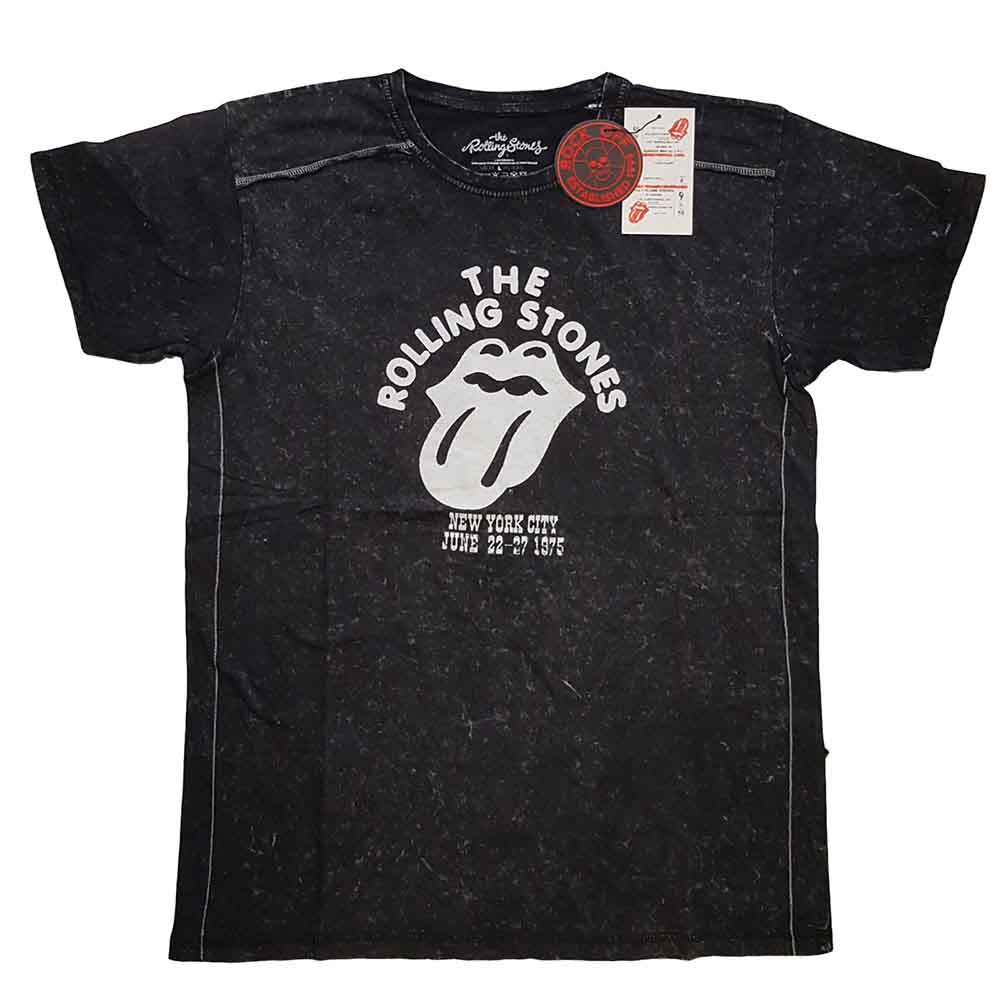 The Rolling Stones - NYC '75 - T-Shirt Black