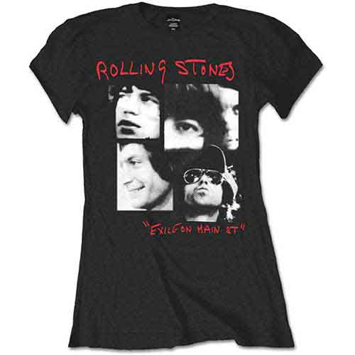 The Rolling Stones - Photo Exile - T-Shirt Black