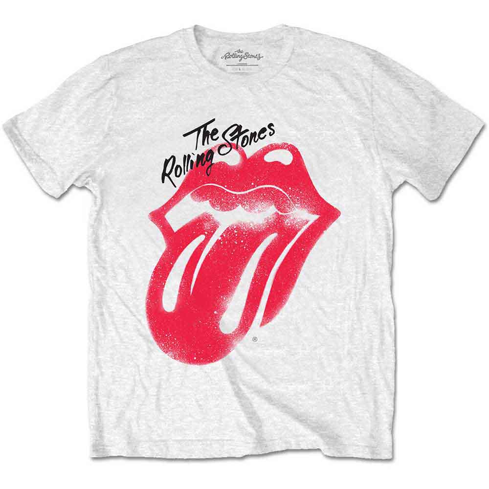 The Rolling Stones - Spray Tongue - T-Shirt White