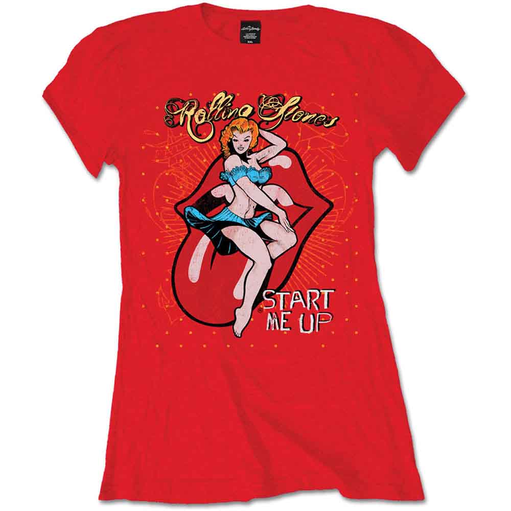 The Rolling Stones - Start me up - T-Shirt Red