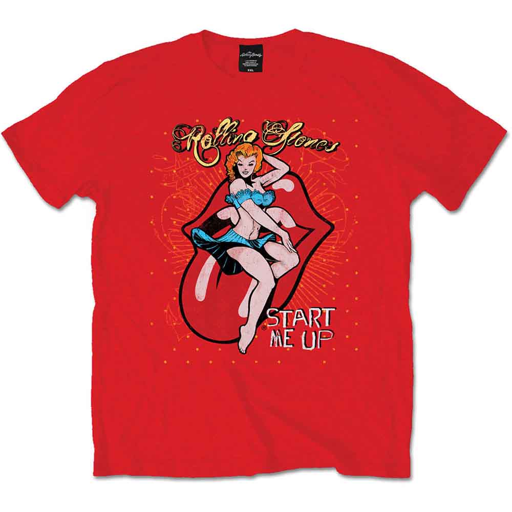 The Rolling Stones - Start me up - T-Shirt Red