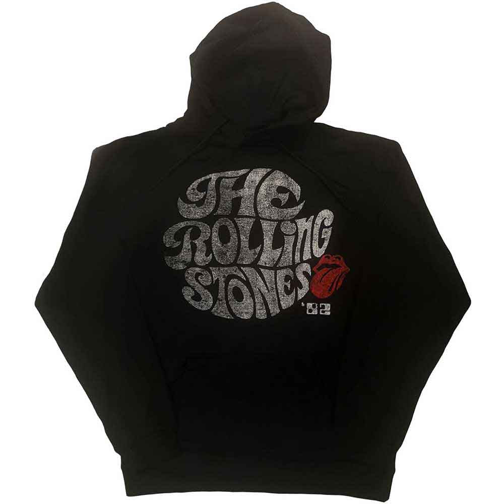 The Rolling Stones - Swirl Logo '82 - Sweatshirt Black