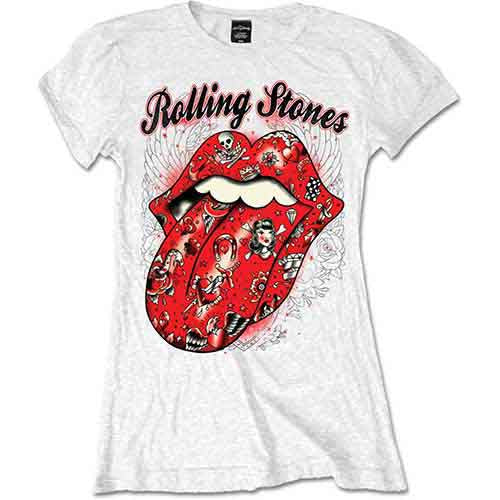 The Rolling Stones - Tattoo Flash - T-Shirt White