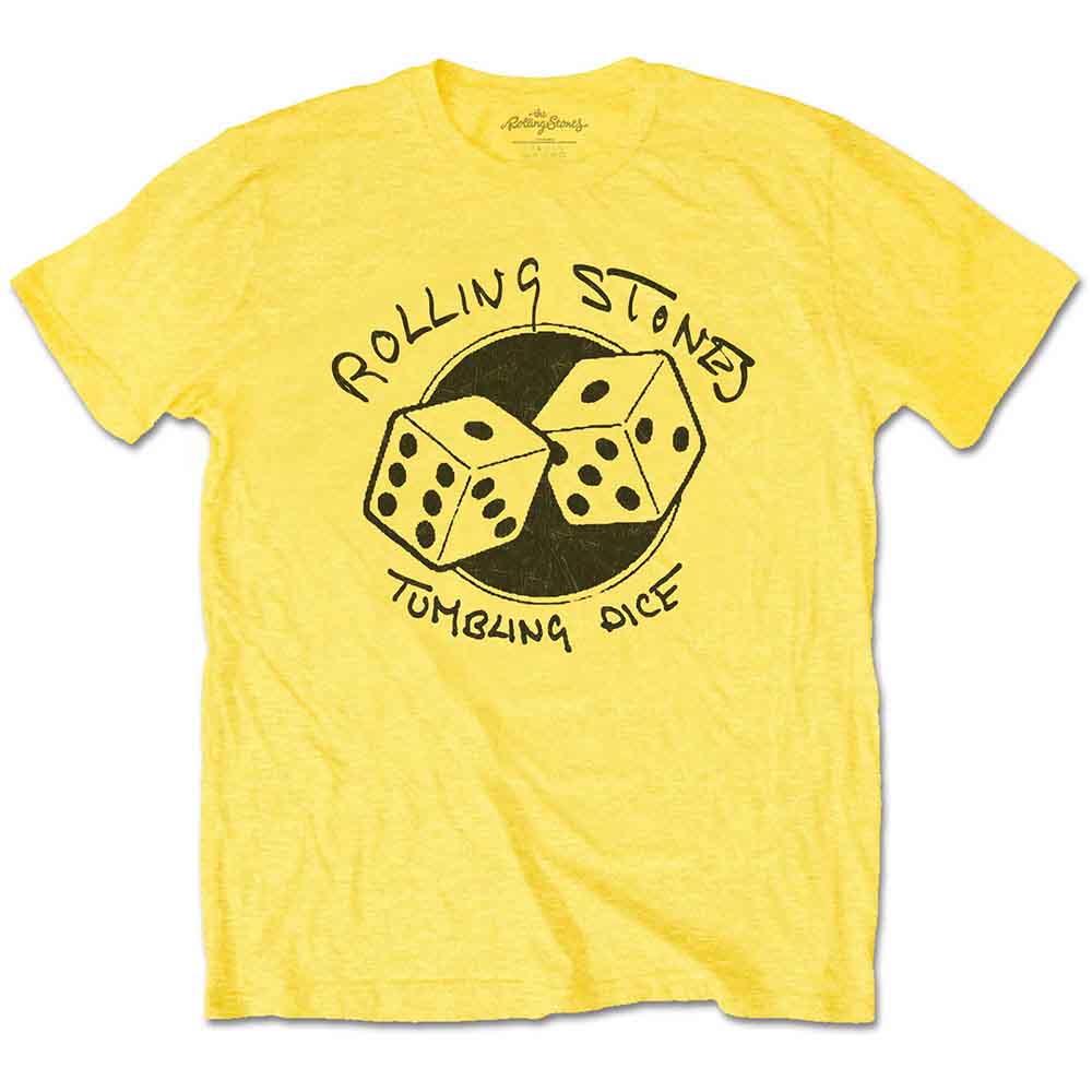 The Rolling Stones - Tumbling Dice - T-Shirt Yellow