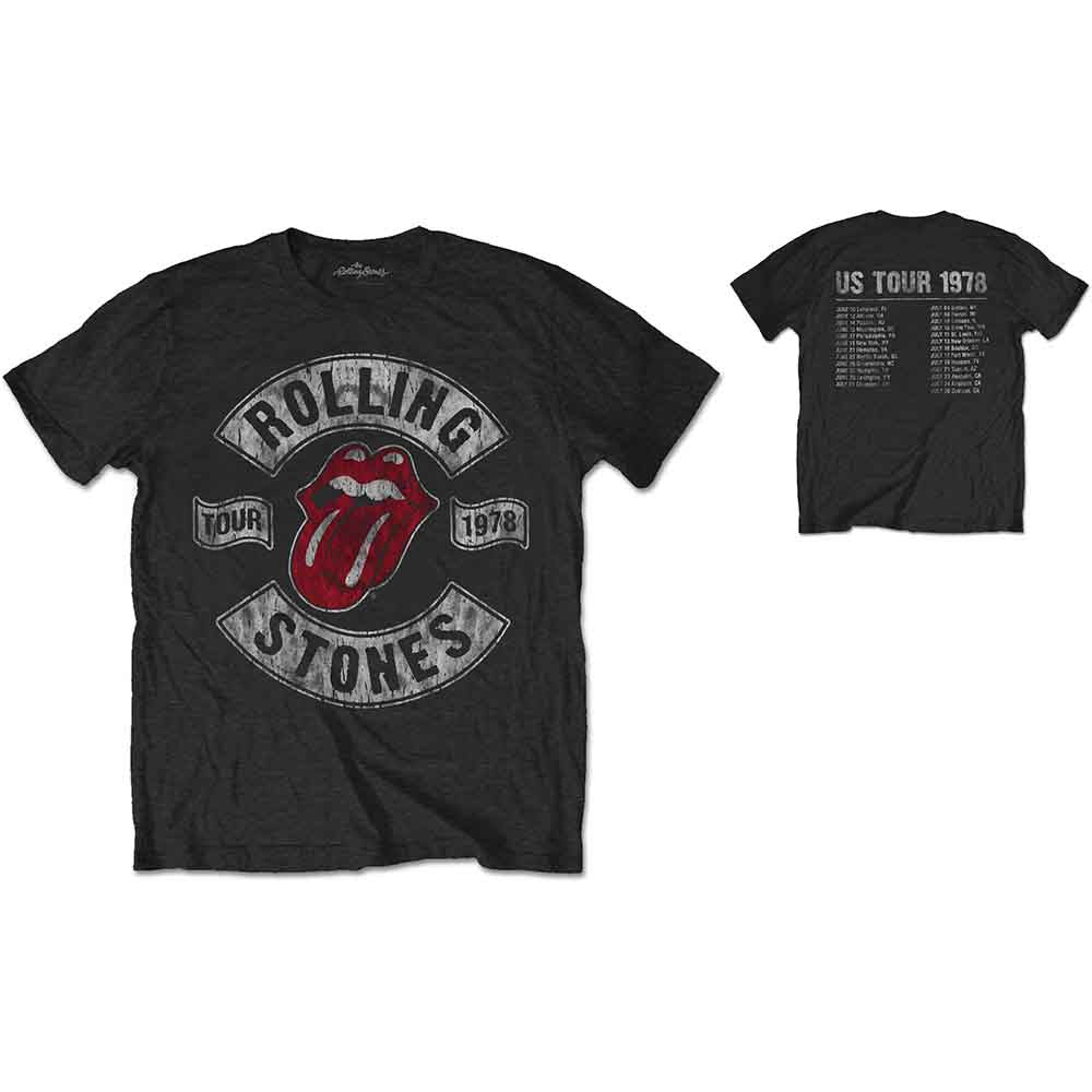 The Rolling Stones - US Tour 1978 - T-Shirt Black