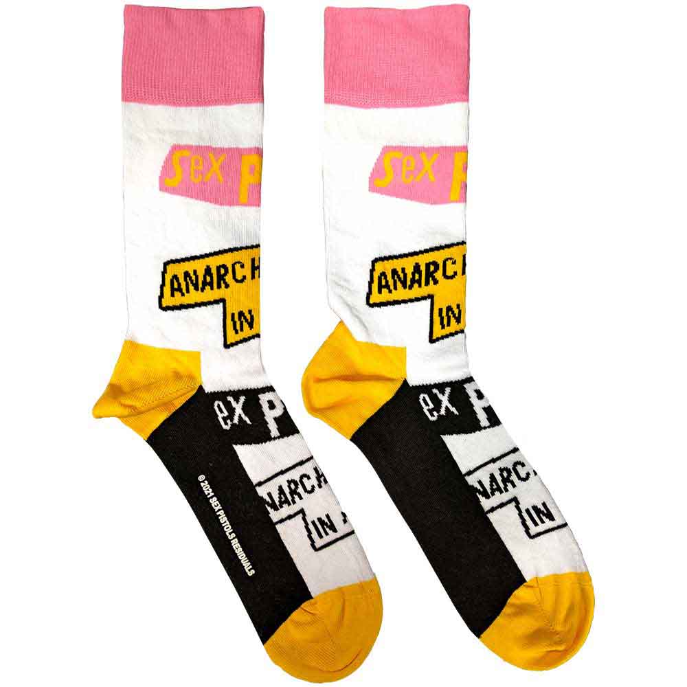 The Sex Pistols - Anarchy In The UK - Socks White