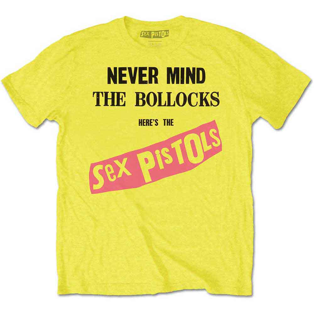 The Sex Pistols - NMTB Original Album - T-Shirt Yellow