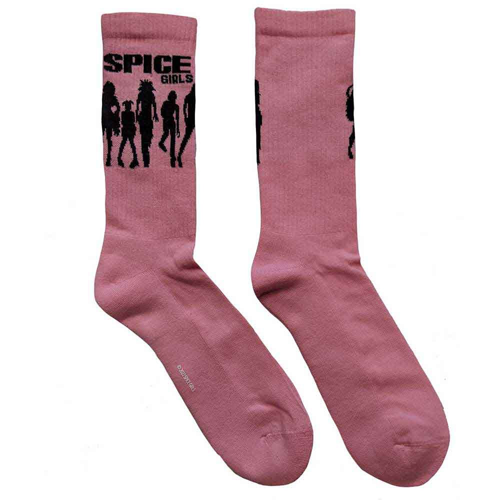The Spice Girls - Silhouette - Socks Pink