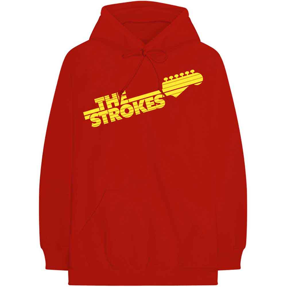 The Strokes - Guitar Fret Logo - Sweatshirt Red