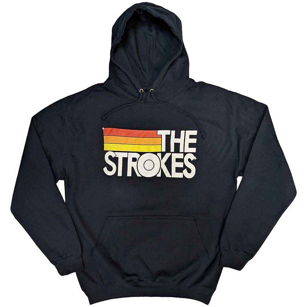 The Strokes - Logo & Stripes - Sweatshirt Blue