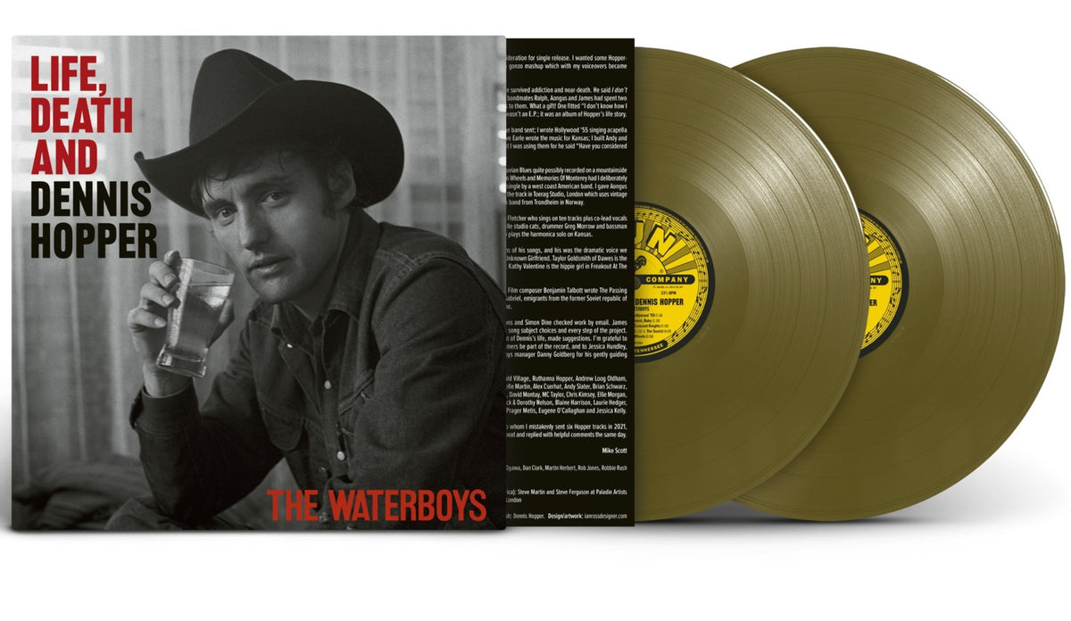 The Waterboys - Life, Death and Dennis Hopper [Explicit Content] (Limited Edition, Burnt Gold Colored Vinyl) (2 Lp's) - Vinyl