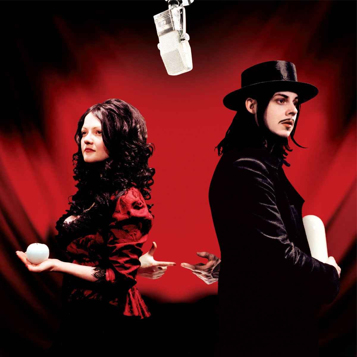 The White Stripes - Get Behind Me Satan (20Th Anniv Ltd Ed 2Lp Red/Clear W/Black Wisps) - Vinyl