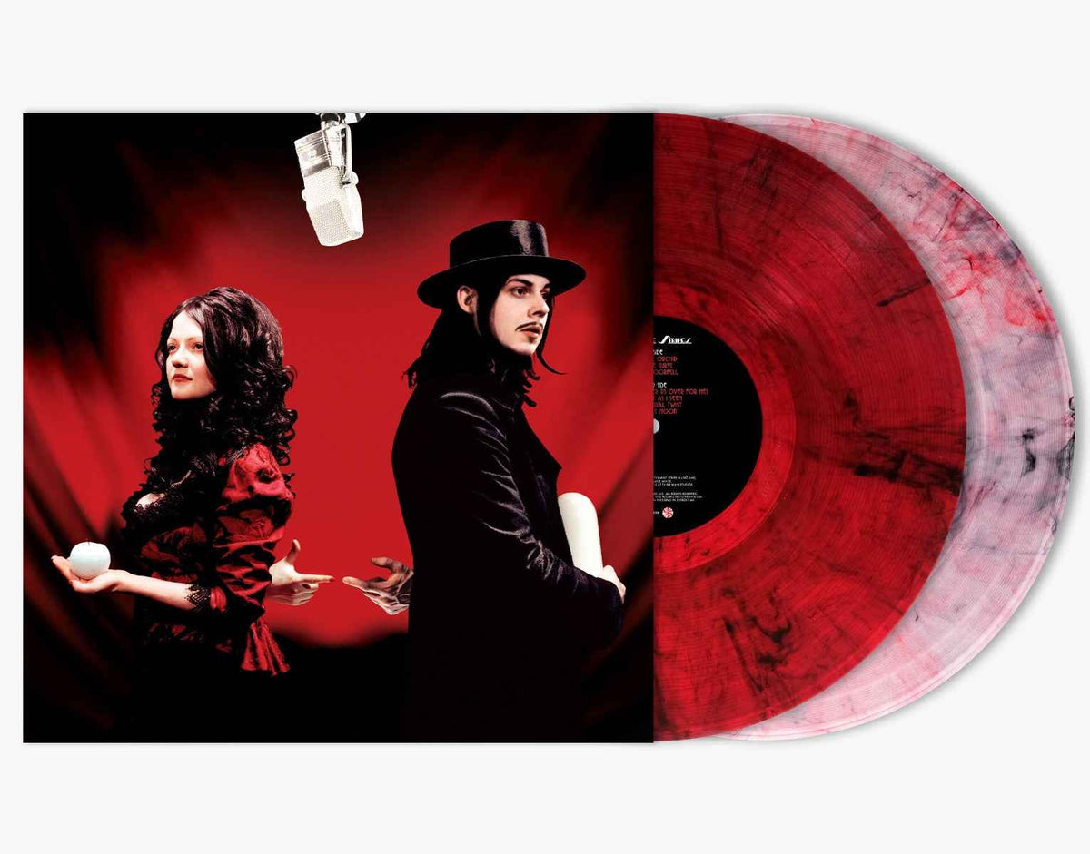 The White Stripes - Get Behind Me Satan (20Th Anniv Ltd Ed 2Lp Red/Clear W/Black Wisps) - Vinyl