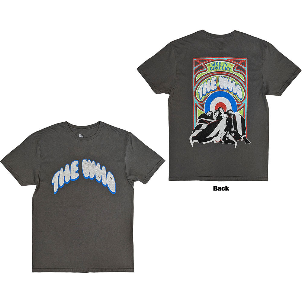 The Who - Flag Cartoon - Grey