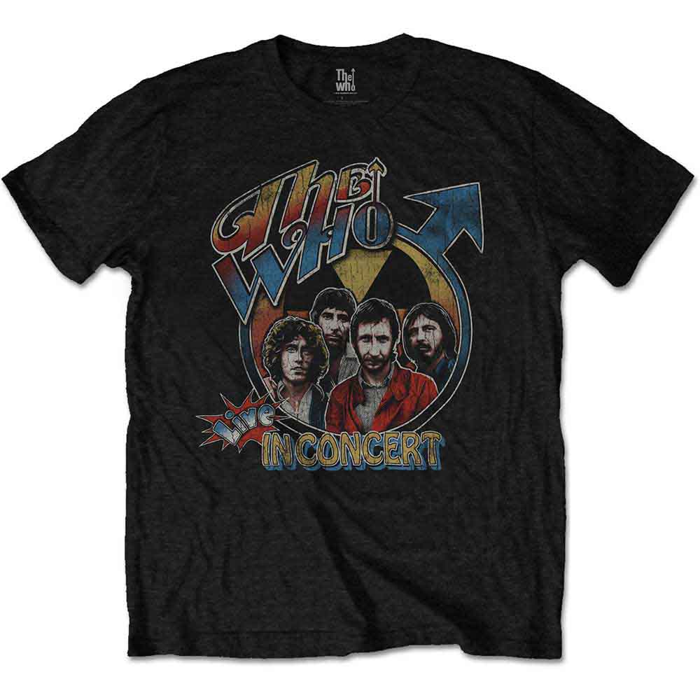 The Who - Live in Concert - T-Shirt Black