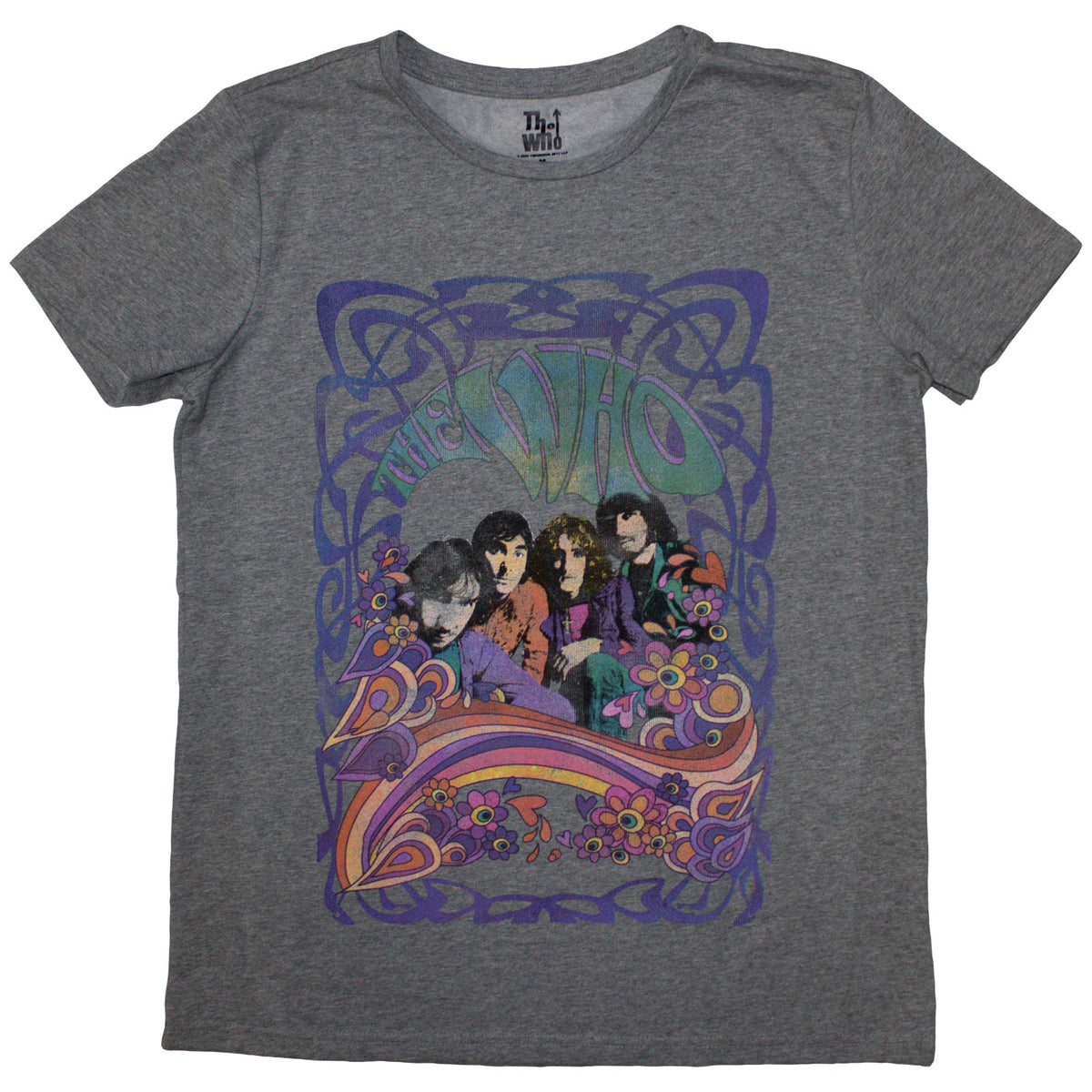 The Who - Psych Floral - Grey