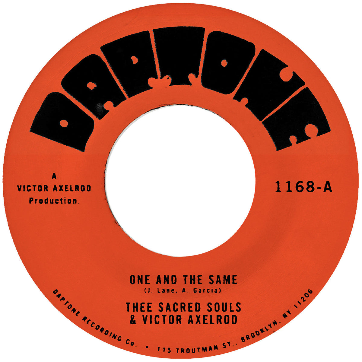 Thee Sacred Souls - One And The Same B/W Same Difference - Vinyl