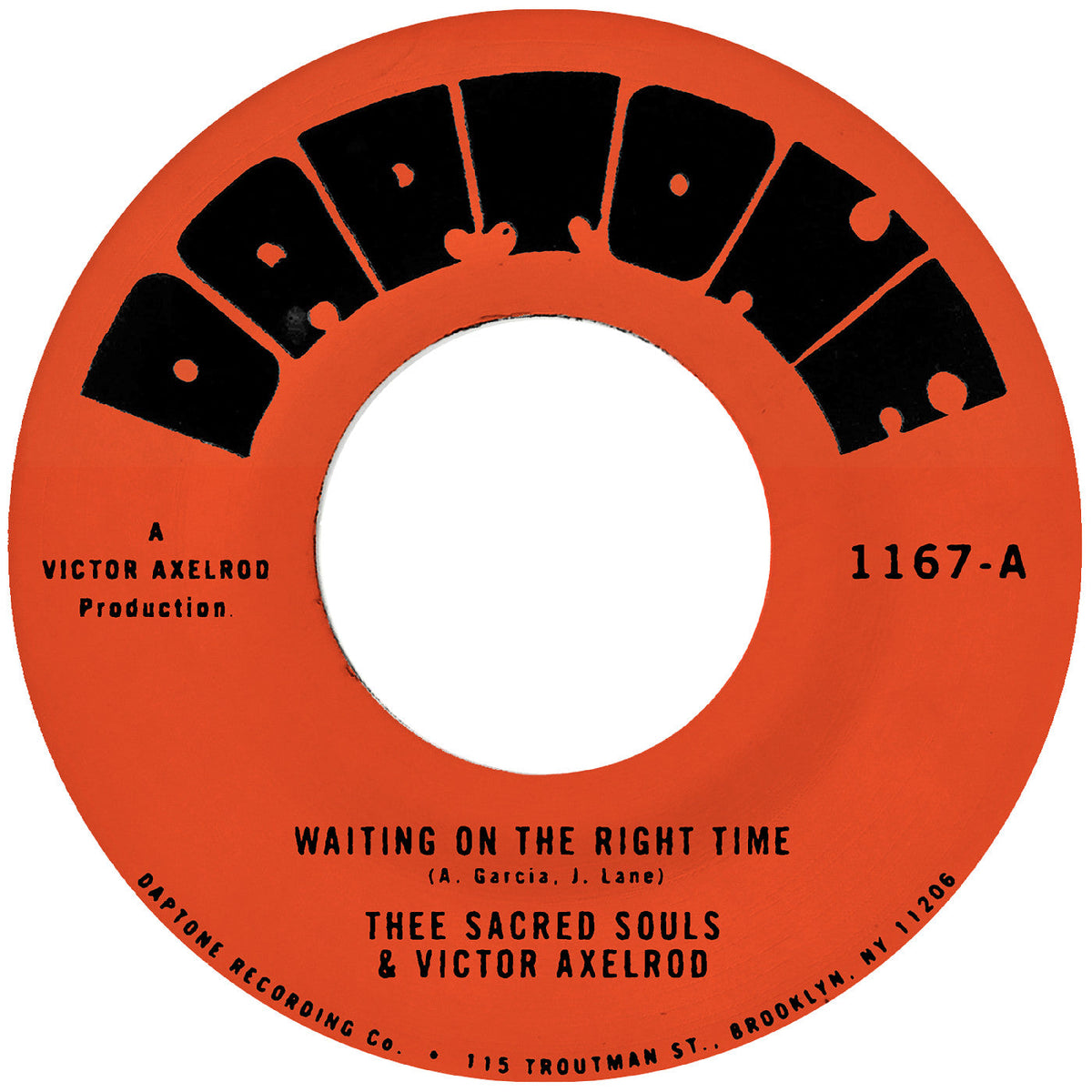 Thee Sacred Souls - Waiting On The Right Time B/W Waiting #2 - Vinyl